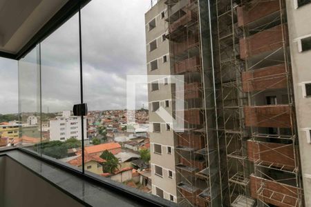 Vista Sala de apartamento à venda com 2 quartos, 53m² em São Gotardo, Belo Horizonte