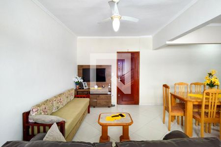 Sala de apartamento para alugar com 1 quarto, 57m² em Canto do Forte, Praia Grande
