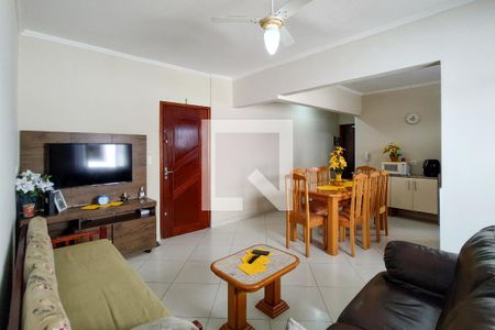 Sala de apartamento para alugar com 1 quarto, 57m² em Canto do Forte, Praia Grande