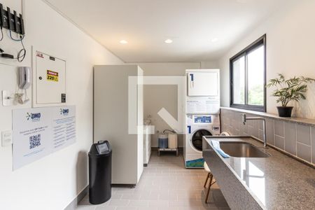 Studio para alugar com 24m², 1 quarto e sem vaga Studio para alugar com 24m², 1 quarto e sem vagaLavanderia