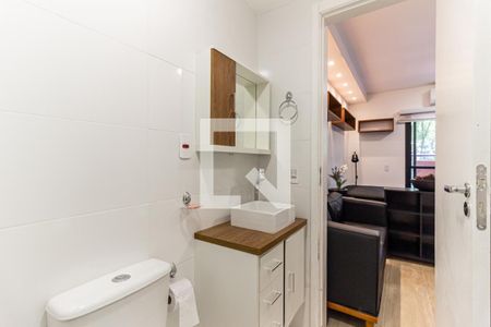 Studio para alugar com 24m², 1 quarto e sem vaga Studio para alugar com 24m², 1 quarto e sem vagaBanheiro