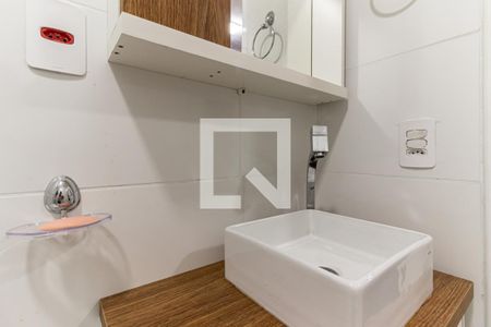 Studio para alugar com 24m², 1 quarto e sem vaga Studio para alugar com 24m², 1 quarto e sem vagaBanheiro