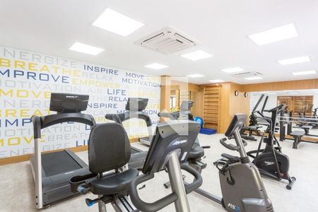 Apartamento para alugar com 125m², 3 quartos e 1 vaga Apartamento para alugar com 125m², 3 quartos e 1 vagaÁrea comum - Academia