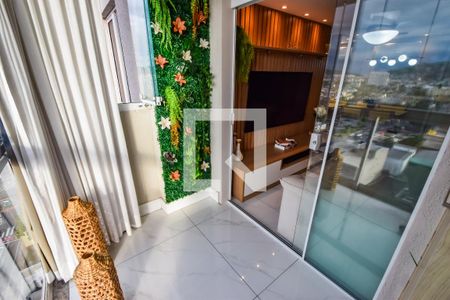 Varanda da Sala de apartamento para alugar com 2 quartos, 77m² em Todos Os Santos, Rio de Janeiro