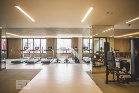 Studio para alugar com 38m², 0 quarto e 1 vaga Studio para alugar com 38m², 0 quarto e 1 vagaÁrea comum - Academia