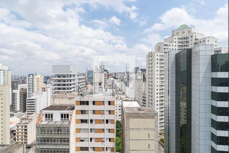 Studio para alugar com 35m², 1 quarto e 1 vagaVista da Varanda do Quarto