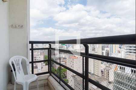 Varanda do Quarto de kitnet/studio para alugar com 1 quarto, 35m² em Consolação, São Paulo