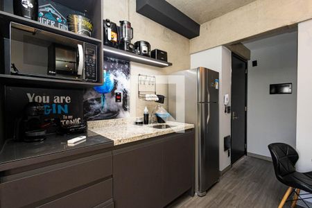 Studio para alugar com 33m², 1 quarto e sem vaga Studio para alugar com 33m², 1 quarto e sem vagaCozinha