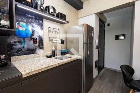 Studio para alugar com 33m², 1 quarto e sem vaga Studio para alugar com 33m², 1 quarto e sem vagaCozinha