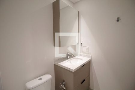 Studio para alugar com 25m², 1 quarto e sem vaga Studio para alugar com 25m², 1 quarto e sem vagaBanheiro