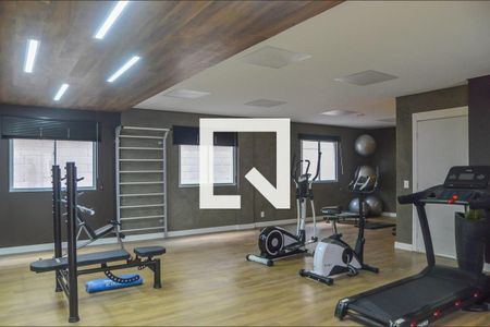 Apartamento para alugar com 34m², 2 quartos e sem vaga Apartamento para alugar com 34m², 2 quartos e sem vagaÁrea comum - Academia