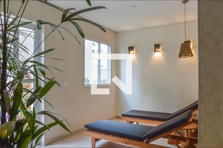 Apartamento para alugar com 34m², 2 quartos e sem vaga Apartamento para alugar com 34m², 2 quartos e sem vagaÁrea comum - Sauna