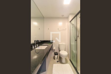 Studio para alugar com 35m², 1 quarto e sem vaga Studio para alugar com 35m², 1 quarto e sem vagaBanheiro