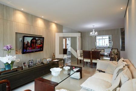 Sala de apartamento à venda com 3 quartos, 117m² em Carmo, Belo Horizonte