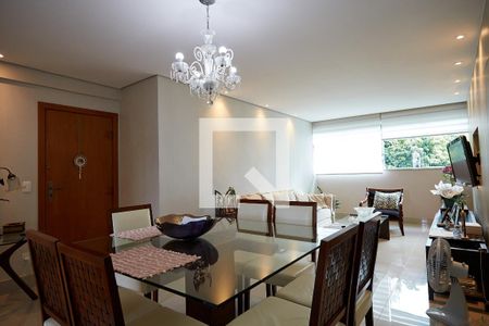 Sala de apartamento à venda com 3 quartos, 117m² em Carmo, Belo Horizonte