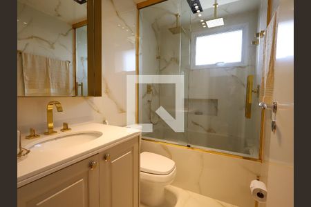 Apartamento à venda com 129m², 3 quartos e 3 vagasBanheiro da Suíte