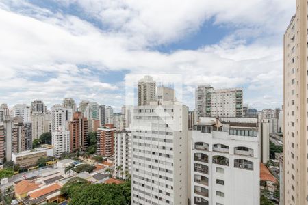 Apartamento à venda com 65m², 1 quarto e 2 vagasVista da Varanda da Sala