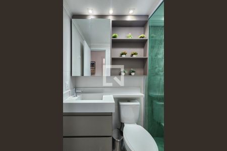 Apartamento à venda com 57m², 2 quartos e 2 vagasBanheiro Social 