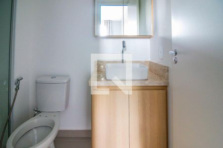 Banheiro de apartamento para alugar com 1 quarto, 24m² em Vila Lageado, São Paulo