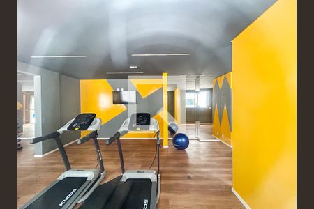 Apartamento para alugar com 37m², 2 quartos e sem vaga Apartamento para alugar com 37m², 2 quartos e sem vagaÁrea comum - Academia