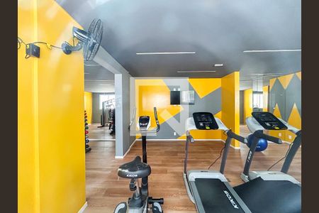 Apartamento para alugar com 37m², 2 quartos e sem vaga Apartamento para alugar com 37m², 2 quartos e sem vagaÁrea comum - Academia