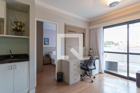 Sala de apartamento para alugar com 1 quarto, 33m² em Moema, São Paulo