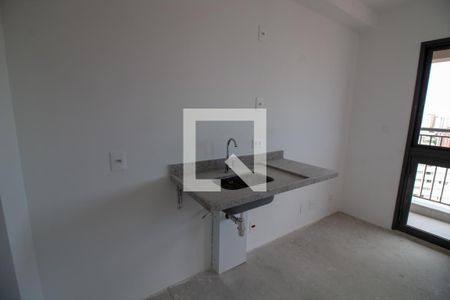 Cozinha de kitnet/studio à venda com 1 quarto, 21m² em Santo Amaro, São Paulo