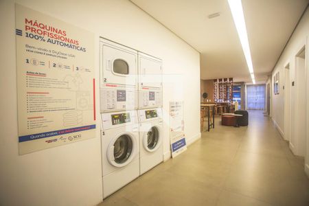 Studio para alugar com 36m², 1 quarto e sem vagaÁrea comum - Lavandeiria coletiva