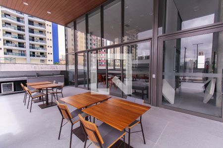 Studio à venda com 25m², 1 quarto e sem vaga Studio à venda com 25m², 1 quarto e sem vagaÁrea comum - Churrasqueira