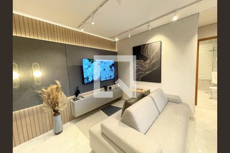 Sala de apartamento à venda com 2 quartos, 58m² em Cabral, Contagem