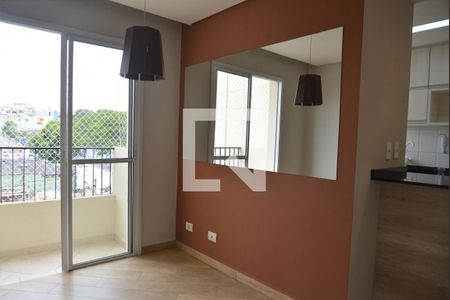 Sala de apartamento para alugar com 2 quartos, 46m² em Vila Sacadura Cabral, Santo André