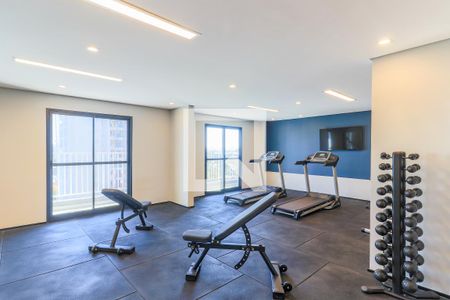 Studio para alugar com 26m², 1 quarto e sem vaga Studio para alugar com 26m², 1 quarto e sem vagaÁrea Comum - Academia