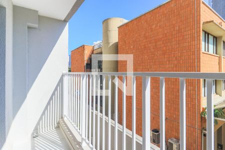 Studio para alugar com 26m², 1 quarto e sem vaga Studio para alugar com 26m², 1 quarto e sem vagaVaranda