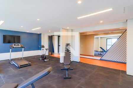 Studio para alugar com 26m², 1 quarto e sem vaga Studio para alugar com 26m², 1 quarto e sem vagaÁrea Comum - Academia