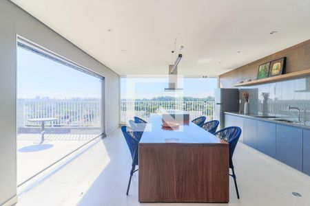 Studio para alugar com 26m², 1 quarto e sem vaga Studio para alugar com 26m², 1 quarto e sem vagaÁrea Comum - Espaço Gourmet