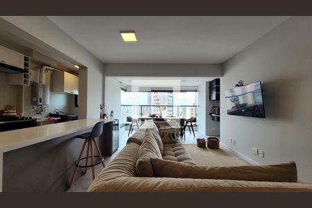 Sala de apartamento para alugar com 2 quartos, 87m² em Jardim Bela Vista, Santo André