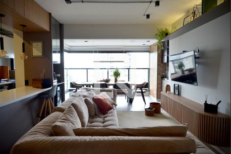 Sala de apartamento à venda com 2 quartos, 87m² em Jardim Bela Vista, Santo André