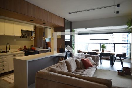 Sala de apartamento à venda com 2 quartos, 87m² em Jardim Bela Vista, Santo André