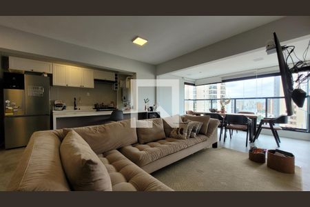 Sala de apartamento para alugar com 2 quartos, 87m² em Jardim Bela Vista, Santo André