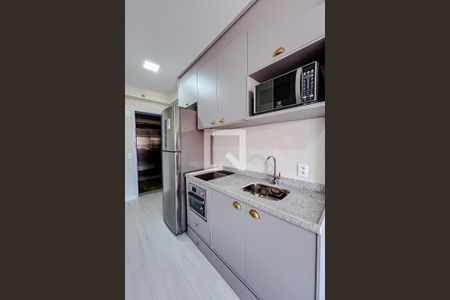 Cozinha de apartamento para alugar com 1 quarto, 30m² em Vila Mariana, São Paulo
