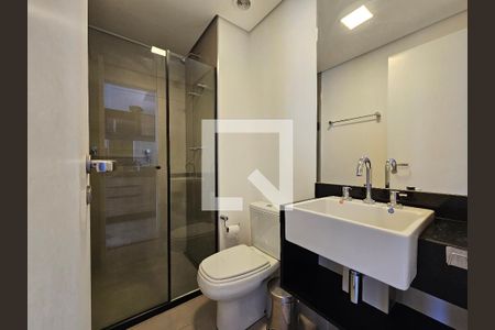 Banheiro de kitnet/studio para alugar com 1 quarto, 33m² em Vila Mariana, São Paulo