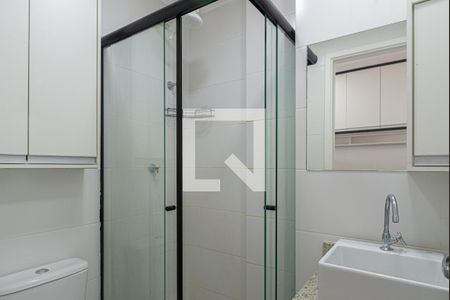 Banheiro de kitnet/studio à venda com 1 quarto, 18m² em Bela Vista, São Paulo