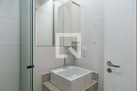Banheiro de kitnet/studio à venda com 1 quarto, 18m² em Bela Vista, São Paulo
