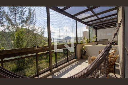 Varanda Sala de apartamento para alugar com 3 quartos, 175m² em Recreio dos Bandeirantes, Rio de Janeiro