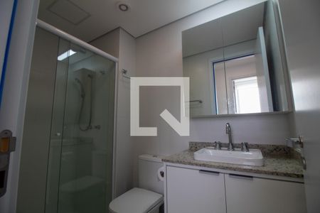 Banheiro de apartamento para alugar com 2 quartos, 48m² em Vila Sao Francisco (zona Sul), São Paulo