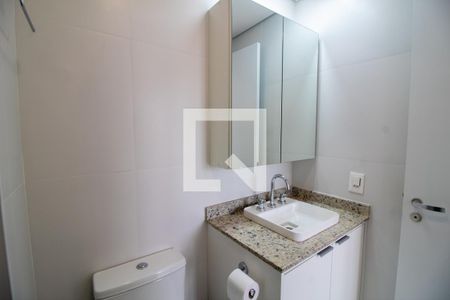 Banheiro de apartamento para alugar com 2 quartos, 48m² em Vila Sao Francisco (zona Sul), São Paulo