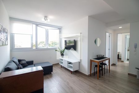 Sala de apartamento para alugar com 2 quartos, 48m² em Vila Sao Francisco (zona Sul), São Paulo