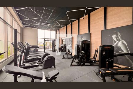 Apartamento para alugar com 71m², 2 quartos e 1 vaga Apartamento para alugar com 71m², 2 quartos e 1 vagaAcademia