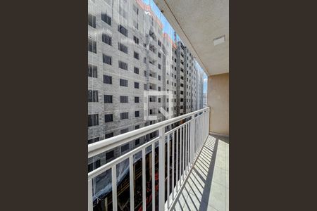 Varanda da Sala de apartamento para alugar com 1 quarto, 28m² em Belenzinho, São Paulo