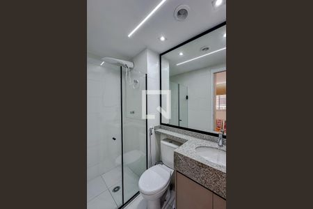 Apartamento para alugar com 28m², 1 quarto e sem vagaBanheiro da Suíte